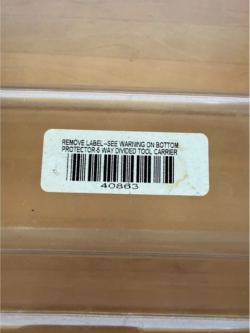 Longaberger Hostess Household Caddy Basket Clear Plastic Protector #40883